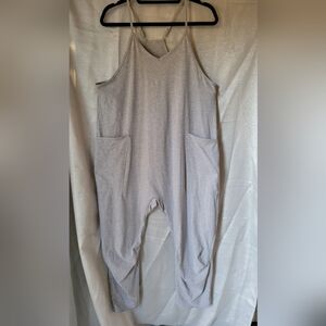 Jumpsuit Casual Rompers Sleeveless Loose Spaghetti Strap Baggy Overalls Jumpers